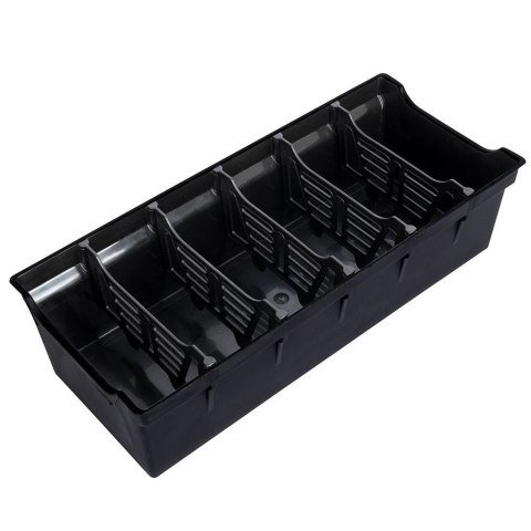 Organizer pojemnik kuchenny na torebki z przyprawami czarny 30x13x8 cm Organizer pojemnik kuchenny na torebki z przyprawami czarny 30x13x8 cm