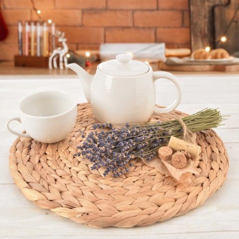 Podkładka na stół naturalna okrągła 35 cm Podkładka na stół naturalna okrągła 35 cm