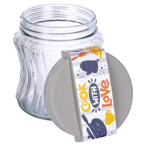 Pojemnik na produkty sypkie szklany 900 ml Pojemnik na produkty sypkie szklany 900 ml