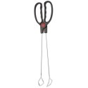 Szczypce stalowe do grilla grillowania obracania serwowania 35,5 cm