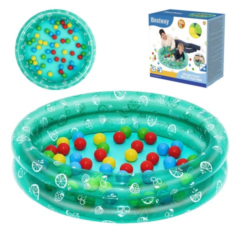 Basen dmuchany dla Dzieci z piłeczkami 91x20cm Bestway 51141 Basen dmuchany dla Dzieci z piłeczkami 91x20cm Bestway 51141