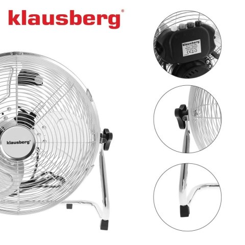 WENTYLATOR WIATRAK CYRKULATOR PODŁOGOWY 60W KLAUSBERG KB-7516 WENTYLATOR WIATRAK CYRKULATOR PODŁOGOWY 60W KLAUSBERG KB-7516