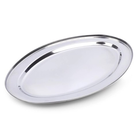 Taca do serwowania stalowa owalna 34x21,5 cm Taca do serwowania stalowa owalna 34x21,5 cm