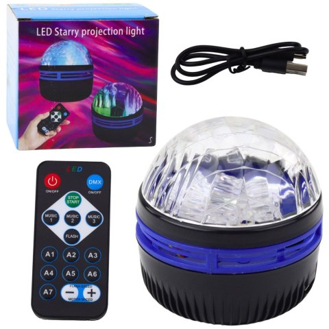 Projektor Gwiazd LED Starry Lampka Nocna Efekty Świetlne Pilot Projektor Gwiazd LED Starry Lampka Nocna Efekty Świetlne Pilot