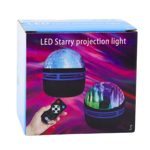 Projektor Gwiazd LED Starry Lampka Nocna Efekty Świetlne Pilot Projektor Gwiazd LED Starry Lampka Nocna Efekty Świetlne Pilot