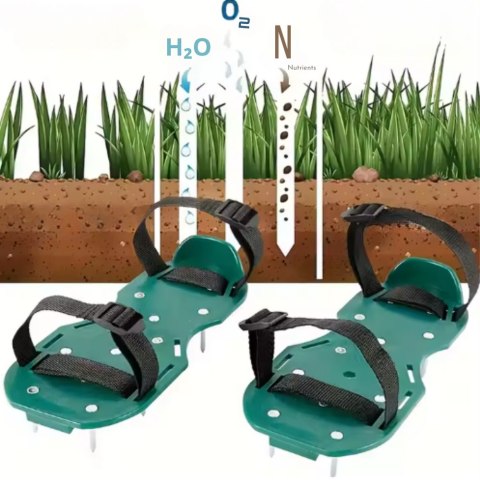 Aerator Wertykulator Nakładki Na Buty Z Kolcami Do Trawy Aerator Wertykulator Nakładki Na Buty Z Kolcami Do Trawy