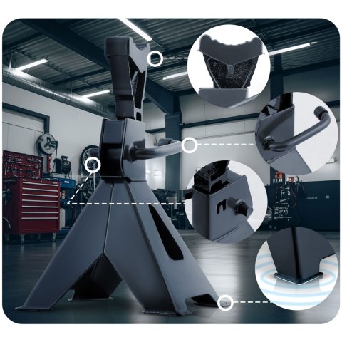 Kobyłki samochodowe warsztatowe 2 szt Humberg HM-384