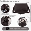 Torebka damska skórzana listonoszka ze skóry licowej brązowa Paolo Peruzzi T-39-KBR