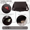 Torebka damska skórzana listonoszka ze skóry licowej brązowa Paolo Peruzzi T-39-KBR