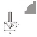 FREZ ORNAMENTOWY Z ŁOŻYSKIEM T12 D34 9H15.5 R11.1MM