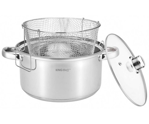 GARNEK Z KOSZEM DO SMAŻENIA KINGHOFF KH-1630 5,5L GARNEK Z KOSZEM DO SMAŻENIA KINGHOFF KH-1630 5,5L