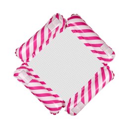 Materac dmuchany plażowy hamak wodny leżak fotel krzesło do pływania basenu różowy