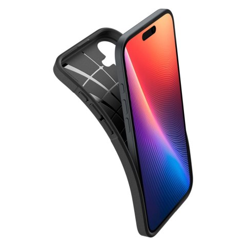 Etui case na iPhone 16 Core Armor - czarny mat Etui case na iPhone 16 Core Armor - czarny mat