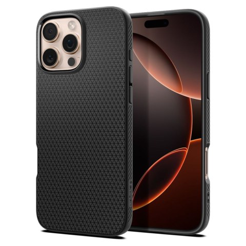 Etui case na iPhone 16 Pro Liquid Air - czarne Etui case na iPhone 16 Pro Liquid Air - czarne
