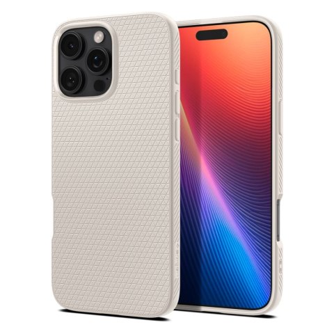 Etui case na iPhone 16 Pro Liquid Air - tytanowe