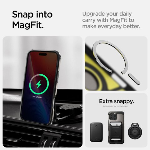 Etui case na iPhone 16 Pro z podstawką Tough Armor MagSafe - gunmetal Etui case na iPhone 16 Pro z podstawką Tough Armor MagSafe - gunmetal