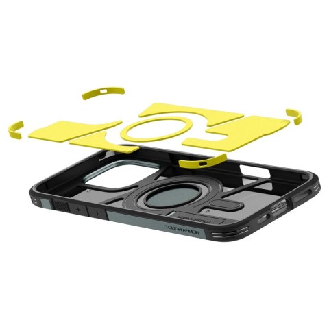 Etui case na iPhone 16 Pro z podstawką Tough Armor MagSafe - zielone Etui case na iPhone 16 Pro z podstawką Tough Armor MagSafe - zielone