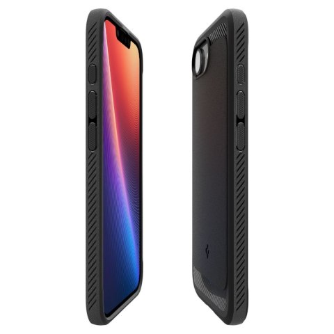 Etui case na iPhone 16e Rugged Armor MagSafe - czarne Etui case na iPhone 16e Rugged Armor MagSafe - czarne