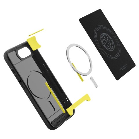 Etui case na iPhone 16e Rugged Armor MagSafe - czarne Etui case na iPhone 16e Rugged Armor MagSafe - czarne