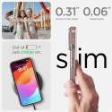 Etui case na iPhone 15 Plus Liquid Crystal Glitter - różowo przezroczyste