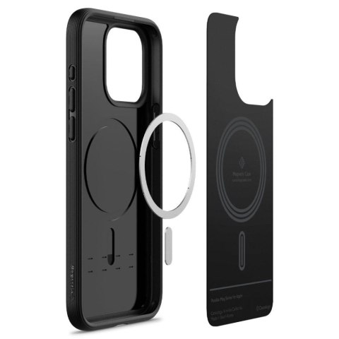 Etui case na iPhone 15 Pro Caseology Parallax Mag z MagSafe - czarny mat Etui case na iPhone 15 Pro Caseology Parallax Mag z MagSafe - czarny mat