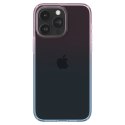 Etui case na iPhone 15 Pro Liquid Crystal - różowo niebieskie