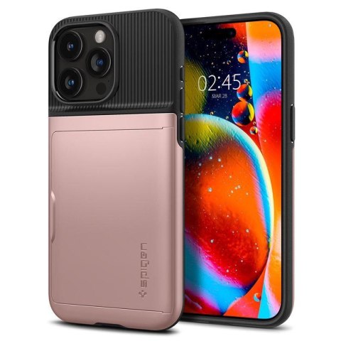 Etui case na iPhone 15 Pro Slim Armor CS - różowe Etui case na iPhone 15 Pro Slim Armor CS - różowe