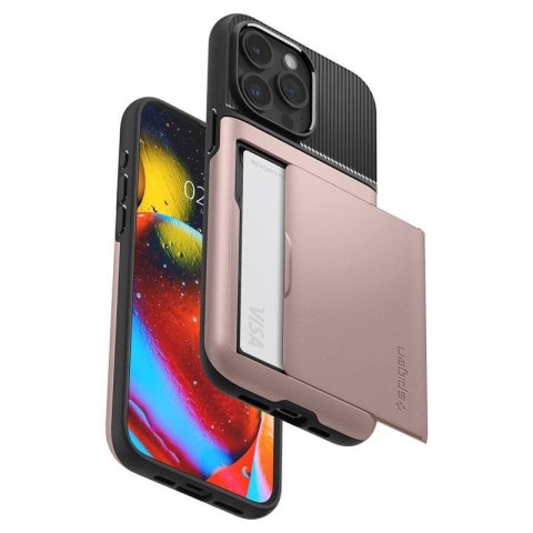 Etui case na iPhone 15 Pro Slim Armor CS - różowe Etui case na iPhone 15 Pro Slim Armor CS - różowe