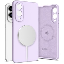 Etui pokrowiec na Samsung Galaxy S25 Edge Liquid Silicone MagSafe - fioletowe