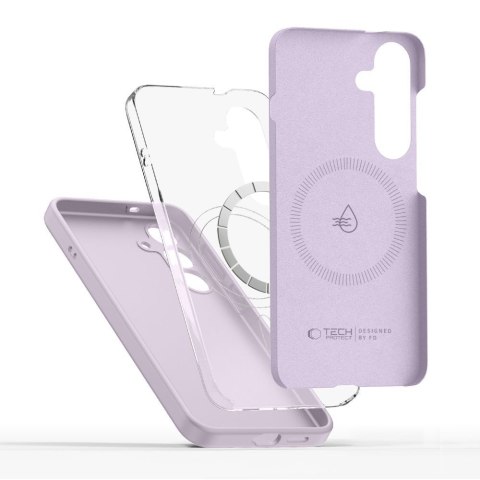 Etui pokrowiec na Samsung Galaxy S25 Edge Liquid Silicone MagSafe - fioletowe Etui pokrowiec na Samsung Galaxy S25 Edge Liquid Silicone MagSafe - fioletowe
