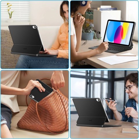 Etui z klawiaturą na iPad 10.9'' 2022 / iPad 11'' 2025 Smartcase Magnetic - czarne Etui z klawiaturą na iPad 10.9'' 2022 / iPad 11'' 2025 Smartcase Magnetic - czarne