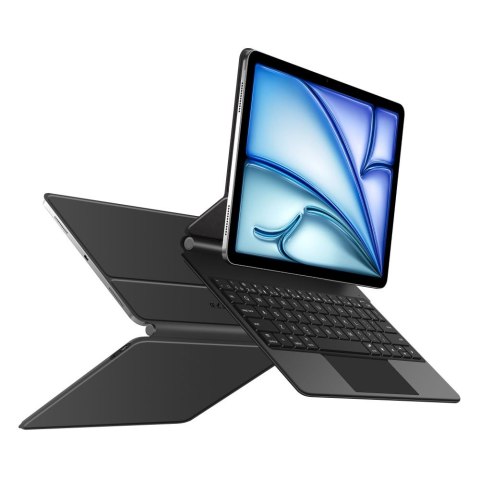Etui z klawiaturą na iPad Air 10.9'' 2020 / 2022 / iPad Air 11'' 2024 / 2025 Smartcase Magnetic - czarne Etui z klawiaturą na iPad Air 10.9'' 2020 / 2022 / iPad Air 11'' 2024 / 2025 Smartcase Magnetic - czarne