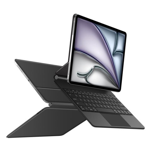 Etui z klawiaturą na iPad Pro 12.9'' 2020 / 2021 / 2022 / iPad Air 13'' 2024 / 2025 Smartcase Magnetic - czarne Etui z klawiaturą na iPad Pro 12.9'' 2020 / 2021 / 2022 / iPad Air 13'' 2024 / 2025 Smartcase Magnetic - czarne