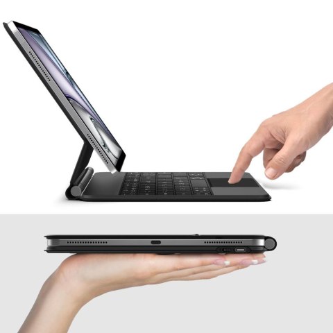 Etui z klawiaturą na iPad Pro 12.9'' 2020 / 2021 / 2022 / iPad Air 13'' 2024 / 2025 Smartcase Magnetic - czarne Etui z klawiaturą na iPad Pro 12.9'' 2020 / 2021 / 2022 / iPad Air 13'' 2024 / 2025 Smartcase Magnetic - czarne