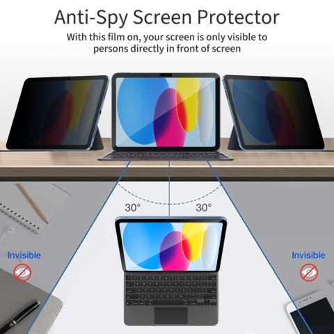 Szkło prywatyzujące na iPad 10.9'' 2022 / iPad 11'' 2025 Glass Spy+ Szkło prywatyzujące na iPad 10.9'' 2022 / iPad 11'' 2025 Glass Spy+