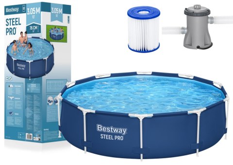 Basen Ogrodowy Stelażowy 305 cm x 76 cm Bestway 56679 Basen Ogrodowy Stelażowy 305 cm x 76 cm Bestway 56679