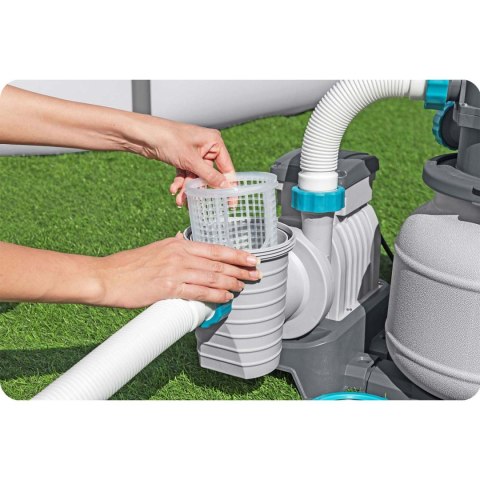 Pompa piaskowa do basenów + kulki filtracyjne 6056 l/h Bestway 58497