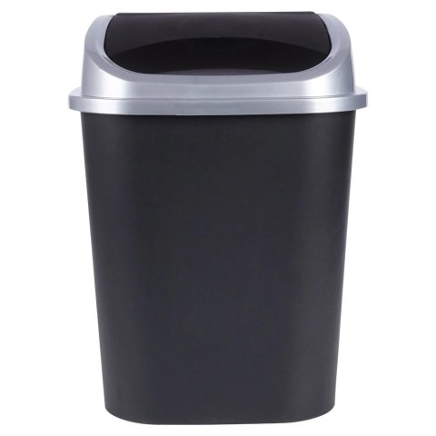 Kosz na śmieci plastikowy czarny 25 l Kosz na śmieci plastikowy czarny 25 l