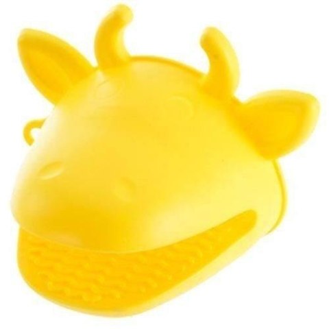 Łapka silikonowa rękawica kuchenna ochronna żółta Łapka silikonowa rękawica kuchenna ochronna żółta