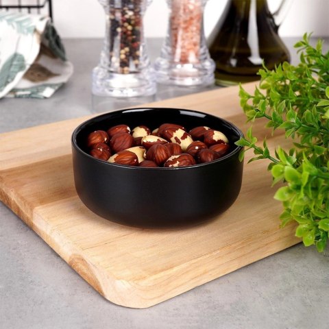 Miseczka ceramiczna czarna 9 cm, 150 ml Miseczka ceramiczna czarna 9 cm, 150 ml