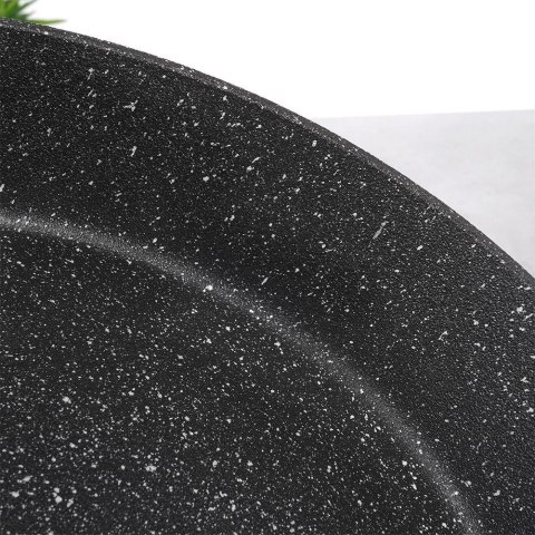 Patelnia granitowa nieprzywierająca z pokrywką STONER 28 cm Patelnia granitowa nieprzywierająca z pokrywką STONER 28 cm