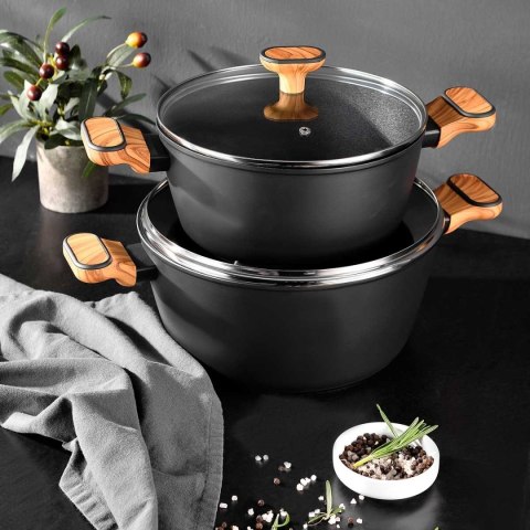GARNEK MULTICLAD 20cm Z POKRYWĄ BERGNER BG-56036 CHARCOAL GARNEK MULTICLAD 20cm Z POKRYWĄ BERGNER BG-56036 CHARCOAL