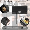 Portfel kelnerski skórzany RFID Paolo Peruzzi AY-15-HBL