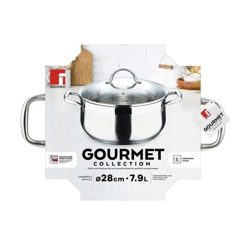 GARNEK STALOWY BERGNER 7,9L GOURMET LINE BG-6565 GARNEK STALOWY BERGNER 7,9L GOURMET LINE BG-6565