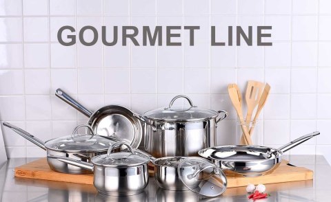 PATELNIA STALOWA 24cm GOURMET LINE BERGNER BG-32161 XYLAN PATELNIA STALOWA 24cm GOURMET LINE BERGNER BG-32161 XYLAN