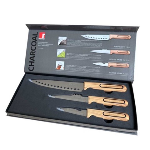 ZESTAW NOŻY KUCHENNYCH BERGNER BG-39420 CHARCOAL ZESTAW NOŻY KUCHENNYCH BERGNER BG-39420 CHARCOAL