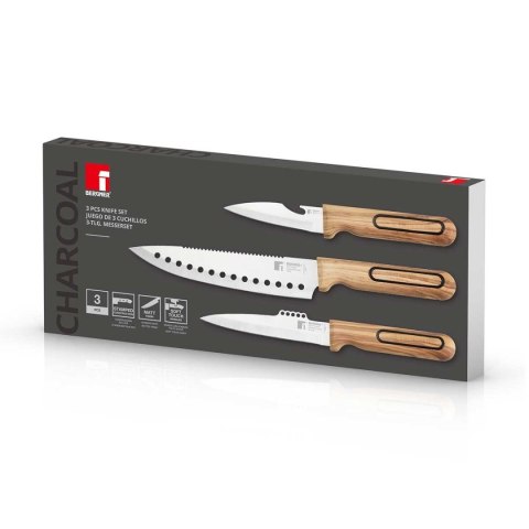 ZESTAW NOŻY KUCHENNYCH BERGNER BG-39420 CHARCOAL ZESTAW NOŻY KUCHENNYCH BERGNER BG-39420 CHARCOAL