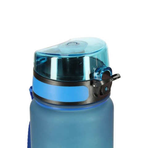 Butelka na wodę bidon ze słomką uchwytem sportowy 600ml niebiesko-zielony Butelka na wodę bidon ze słomką uchwytem sportowy 600ml niebiesko-zielony