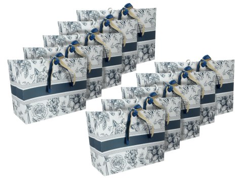 Kpl. 10 torebek ozdobnych, dużych