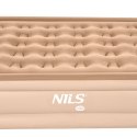 NC2808 MATERAC DWUOSOBOWY KING SIZE BEŻOWY + POMPKA ELEKTRYCZNA NILS CAMP